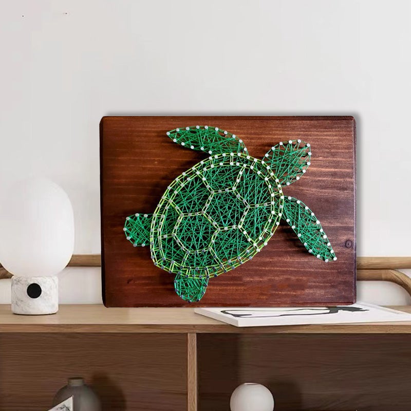 String Art - Havssköldpadda | Trä Stil