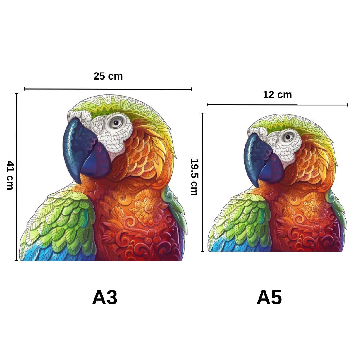 Afrikansk Papegoja - Pussel