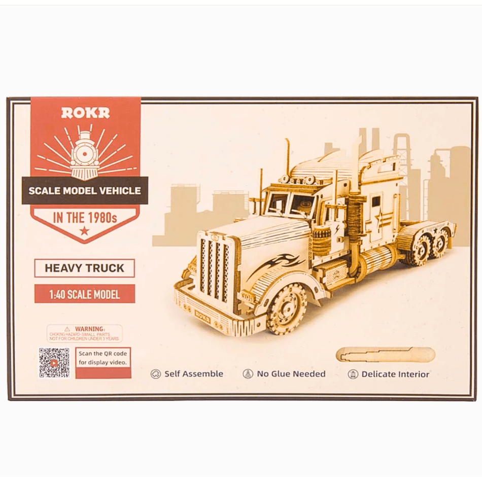 3D Puzzle Heavy Truck 3D Puzzle Heavy Truck Scale Model 3D Puzzle