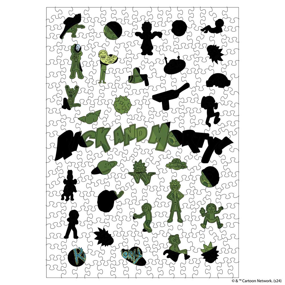 Animal Jigsaw Puzzle > Wooden Jigsaw Puzzle > Jigsaw Puzzle Rick and Morty Pickle Madness - Wooden Jigsaw Puzzle