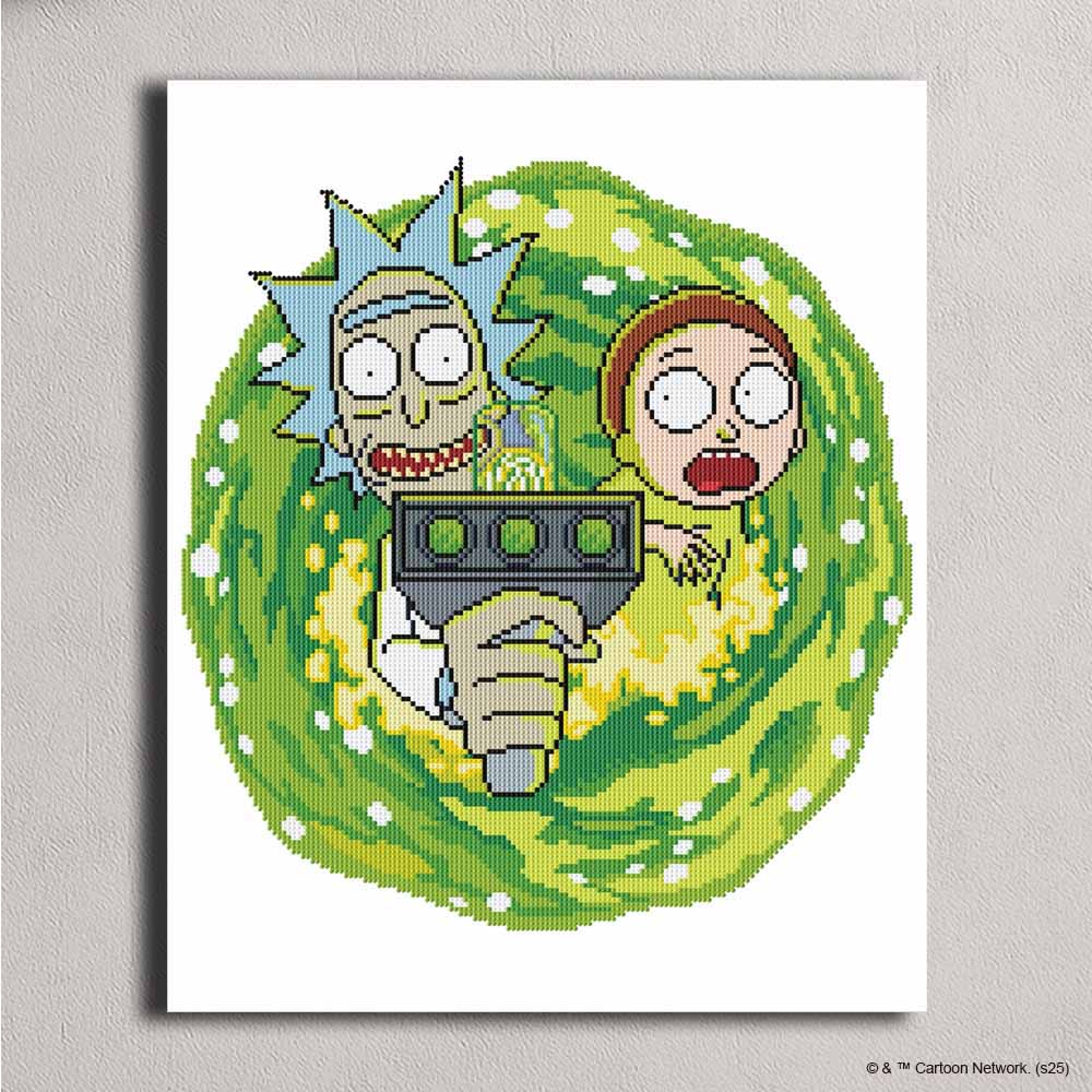 Rick & Morty - Diamantmålningskit