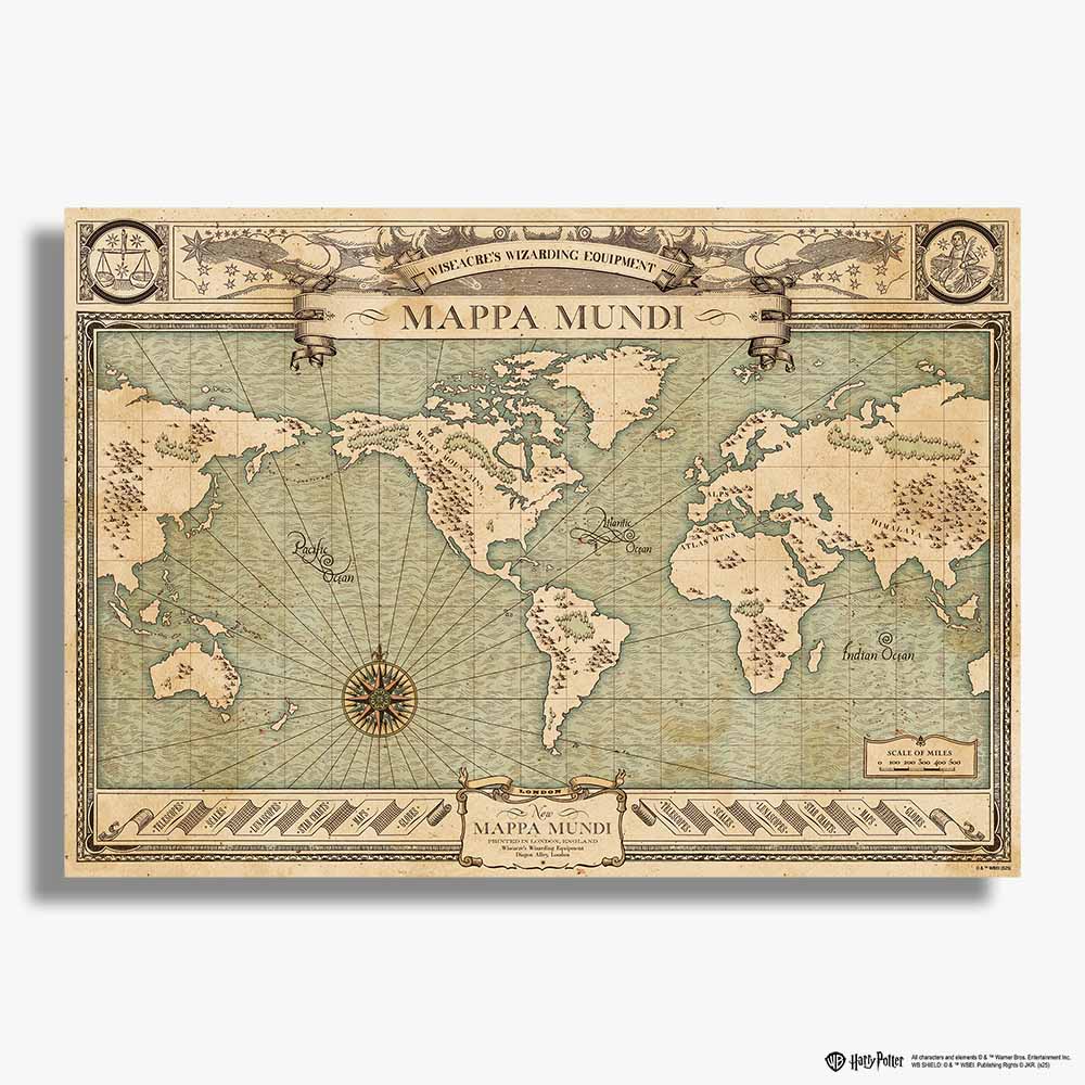 Animal Jigsaw Puzzle > Wooden Jigsaw Puzzle > Jigsaw Puzzle Mappa Mundi World Map - Wooden Jigsaw Puzzle