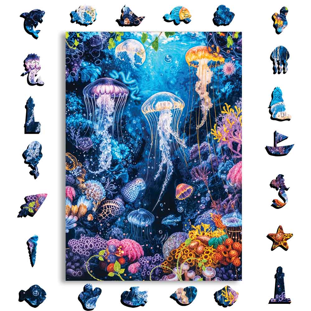 Oceanglans - Träpussel