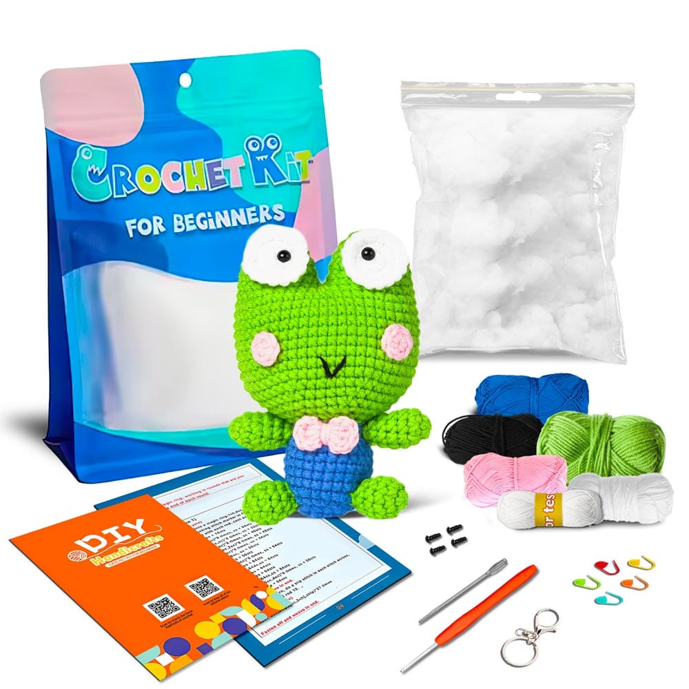 Big Eyes Frog Big Eyes Frog - Crochet Kit