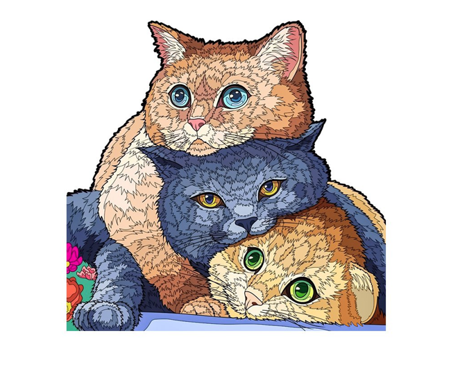Tre Katter - Pussel