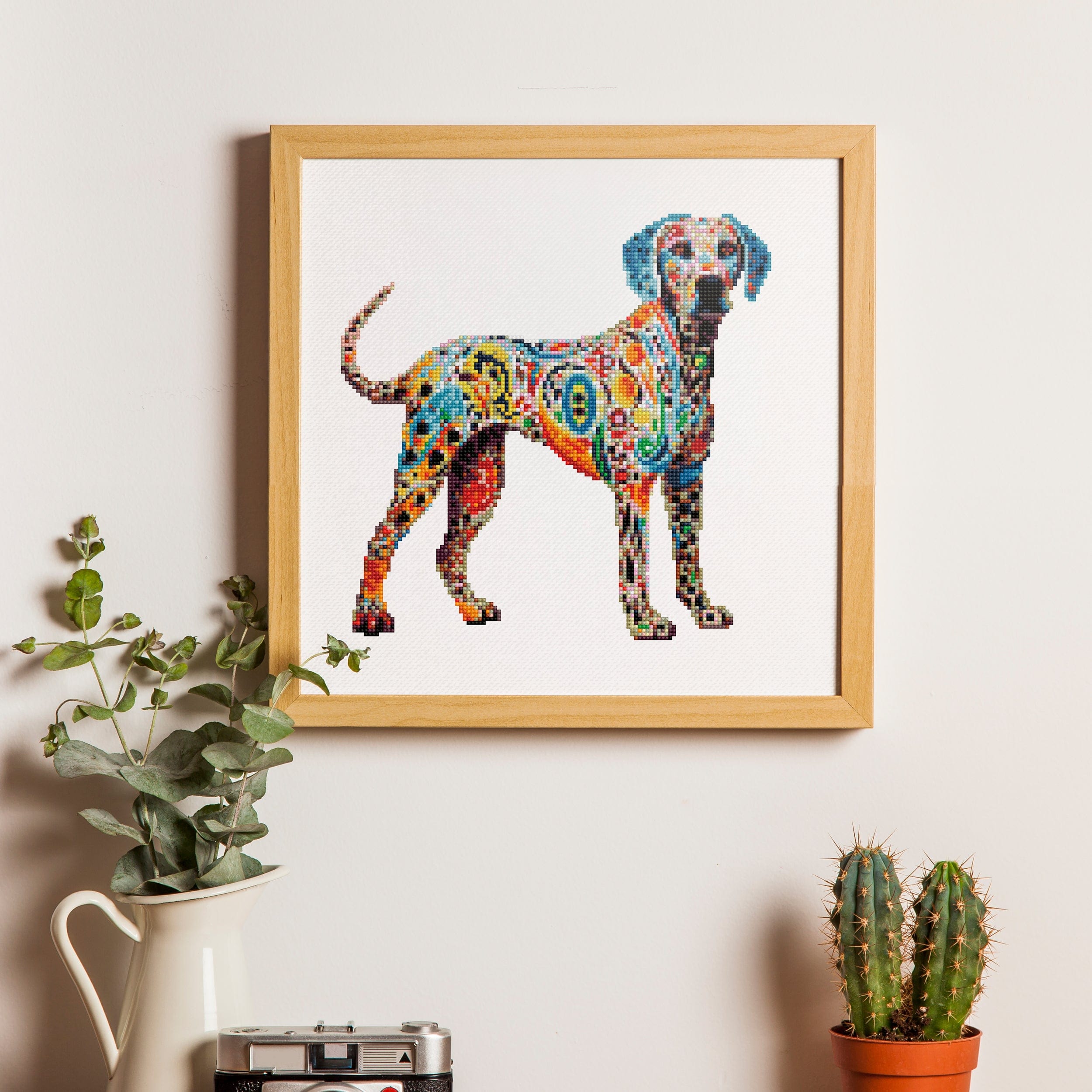 15.7"x15.7" / 40cm x 40cm Dalmatian Dog - Diamond Painting Kit