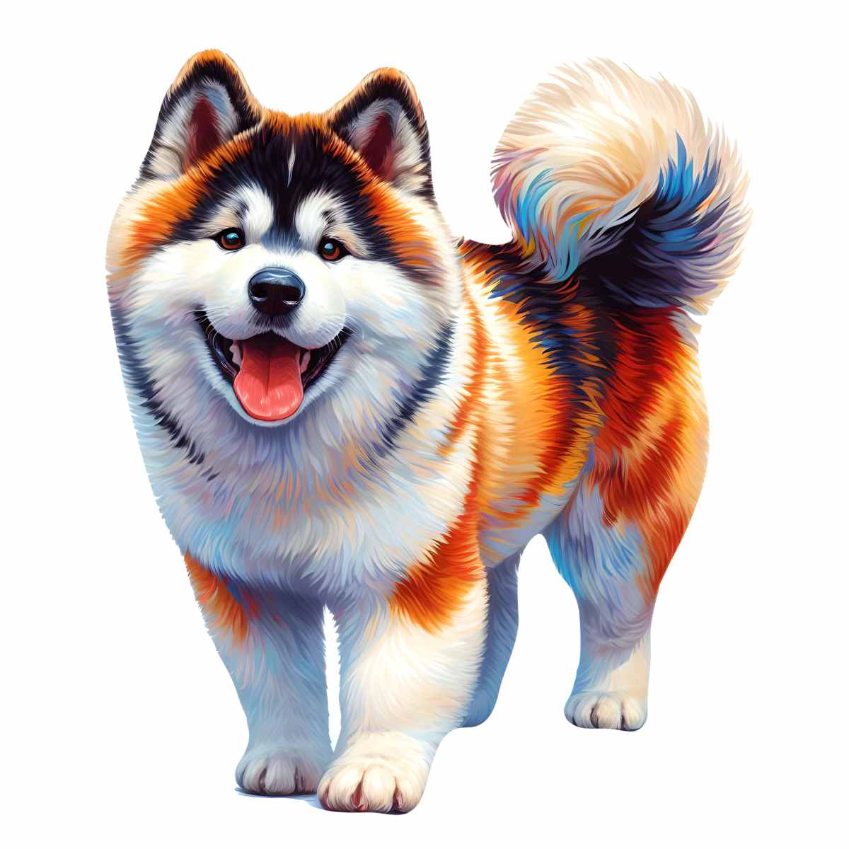 Animal Jigsaw Puzzle > Wooden Jigsaw Puzzle > Jigsaw Puzzle A4 Akita Dog - Jigsaw Puzzle