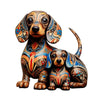 Animal Jigsaw Puzzle > Wooden Jigsaw Puzzle > Jigsaw Puzzle Dachshund Dog Family - Jigsaw Puzzle